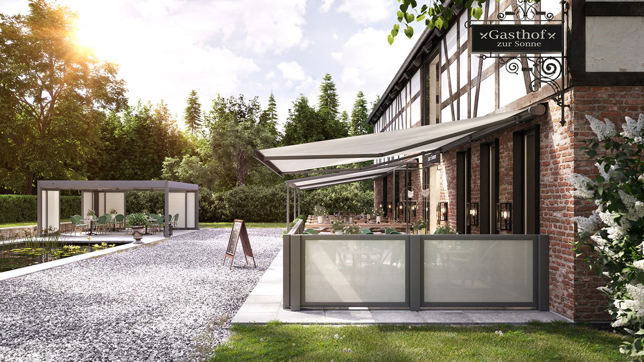 Bildquelle: markilux GmbH + Co. KG Seitenmarkise format lift von markilux
